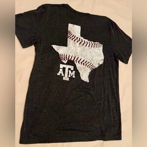 Texas A&M Aggies Women Baseball Shirt, Medium